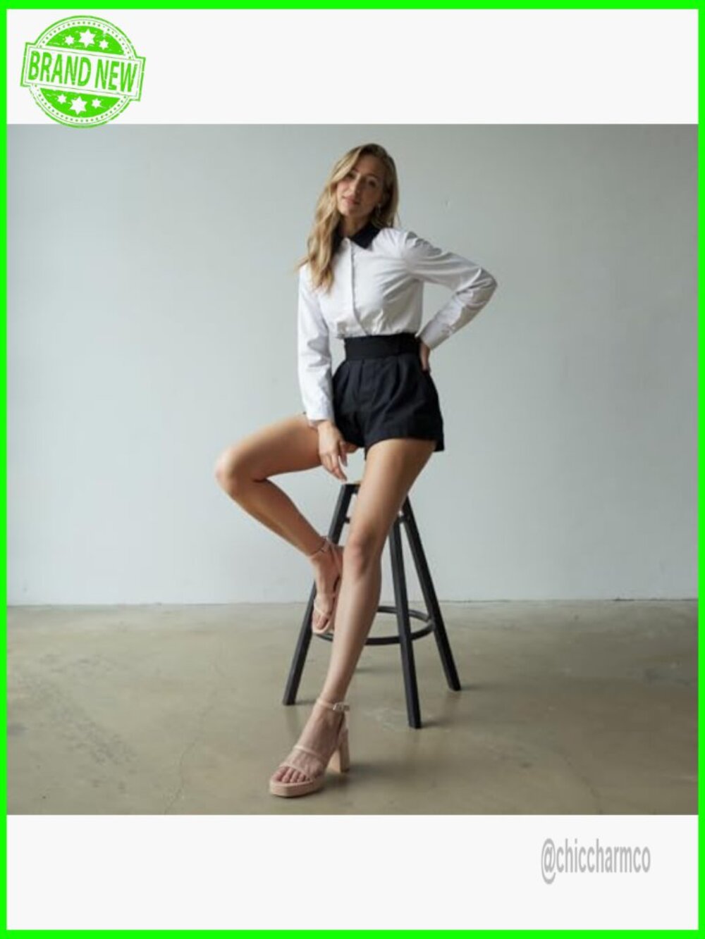 Women's Open Toe Chunky Platform Sandals Heels - Picture 6 of 7